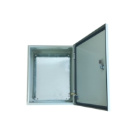 Boîtier de distribution polyvalent IP65 en acier laminé à froid poli pour électronique et instruments YQBOX ME504020
