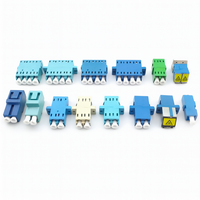 Adaptateur à bride monomode à quatre fibres optiques ST/SC/FC/LC APC de haute qualité pour FTTH