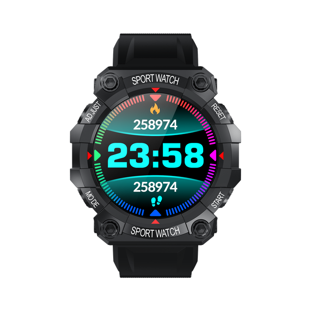 Smart Bracelet Water Resistant Exercise Pedometer Heart Rate Blood Oxygen Smart Watch Android & IOS Compatible Plastic Band