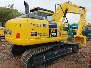 99% nouvelle pelle d'occasion Komatsu PC160 16 tonnes 2023 d'origine japon Mini EPA bon état Offre Spéciale Boutique faibles heures de travail PC