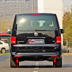 Reflector Trasero para Volkswagen Multivan Caravelle T5 T6, Forma Plana Roja, 7E0945105A 7E0945106A, Compatible con LED - Product Image 5