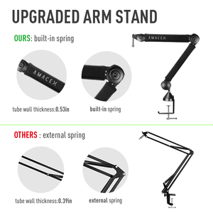 Amacex sba3 + Chuyên Nghiệp Treo cánh tay đứng linh hoạt Microphone đứng có thể điều chỉnh microphone khung - Product Image 4