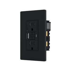 15 amp gfci ổ cắm với Chống giả mạo tự kiểm tra USB loại A + C phích cắm & ổ cắm - Product Image 4