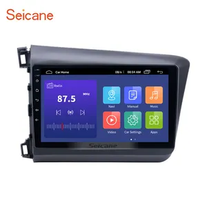 2 Din 9 pulgadas Android 11,0 Radio de coche para HONDA CIVIC 2012 unidad principal Compatible con WiFi control del volante