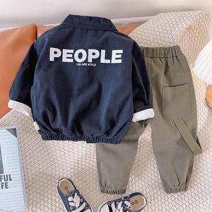 Children's Clothing <strong>Set</strong> Three-piece Suit <strong>1</strong>-4 <strong>Years</strong> <strong>Old</strong> <strong>Boy</strong> Suit Collar Casual Pants Bottoming Shirt Suit <strong>Baby</strong> <strong>Clothes</strong> - Product Image 5