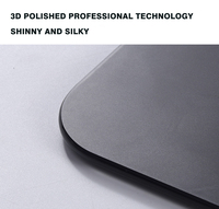Tapis de souris de jeu en verre trempé en gros, surface dure givrée, super lisse, haute précision, tapis de souris E-sport pour joueur sur ordinateur