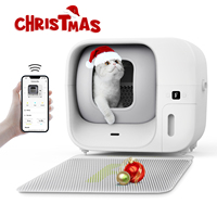 Litière automatique pour chat Furbulous avec contrôle par application, grand coffre-fort de 60L pour plusieurs chats avec déodorant anti-odeur