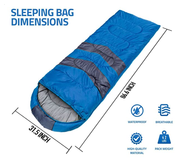 Woqi   Saco-cama de acampamento   Acessórios de acampamento que Backpacking a engrenagem para o equipamento do tempo frio