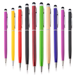 Bolígrafos Metálicos Personalizados con Logotipo, Bolígrafo Delgado con Mecanismo <span class=keywords><strong>de</strong></span> Giro y Punta Táctil, Venta al Por Mayor para Publicidad <span class=keywords><strong>de</strong></span> Marca y Promociones - Product Image 2