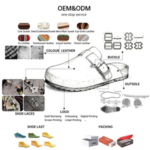 Mules Sabots de Luxe Unisexe Tendance 2026 en Cuir Nubuck et Daim, à Semelle en Bois, à Enfiler, Antidérapantes, Confortables, Plates et Décontractées - Product Image 6