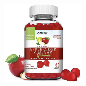 Gummies Antioxydantes Végétaliennes Naturelles pour Adultes OEM/ODM – Soutien Digestif et Immunitaire – Vinaigre de Cidre de Pomme Bio – Personnalisables - Product Image 1