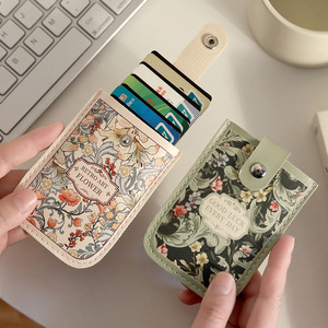 Porte-cartes métallique ultra-fin créatif grande capacité, avec plusieurs emplacements pour cartes, étui compact à tirer pour cartes d'identité et de visite - Product Image 2