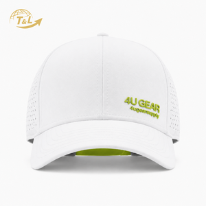 Casquette Trucker 6 Panneaux en Maille Blanche 4UGEAR avec Logo Brodé, Ajustable, Unisexe, Tendance, pour Voyage, Image, Extérieur, Décontractée, Toutes Saisons - Product Image 2