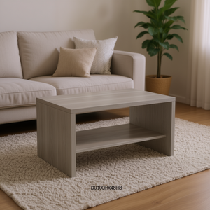 Tavolino da Caffè in Legno Ingegnerizzato Grigio 31.5x19.7x16.7 Pollici con Contenitore, Arredamento Moderno Minimalista per Soggiorno D0100HX48H8 - Product Image 2