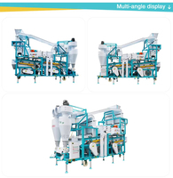 Machine de nettoyage de graines à haute capacité 40t/h avec double tamis pneumatique avant-arrière et double table à gravité pour une élimination de la poussière à 99 %