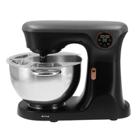 Batteur sur socle électrique 10 vitesses avec tête inclinable, bol de 6 L, crochet pétrisseur, fouet, batteur, mélangeur alimentaire pour la pâtisserie, les gâteaux et la plupart des cuisiniers domestiques