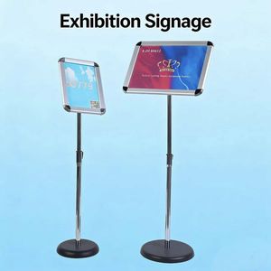 Base de Acero Estable para Exhibición de Señalización Promocional en Interiores - Product Image 2