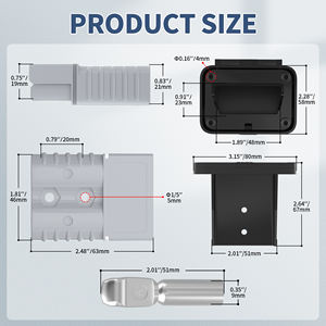 แผงแบตเตอร์รี่แบบติดตั้ง120A การเชื่อมต่อที่รวดเร็วสำหรับการใช้งานในรถยนต์ทางทะเลตัวเชื่อมต่อ<span class=keywords><strong>สาย</strong></span><span class=keywords><strong>แบตเตอรี่</strong></span>สำหรับงานหนัก - Product Image 3