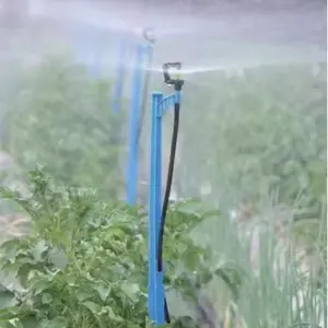 Set sprinkler taman, kit sprinkler mikro tipe G, putaran 360 DENGAN pasak untuk sistem irigasi orchard sprinkler