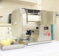 Coupeur de croustilles Machine de déchiquetage de carottes de patates douces froissées Machine de découpe de frites ondulées