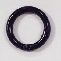Anneau en métal en alliage de zinc de haute qualité, coloré, étanche, résistant, ressort de porte, 25 mm/27 mm pour sacs