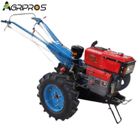 Tracteur à chenilles 8-22HP avec moteur diesel, motoculteur multifonctionnel pour petites exploitations et terrains en pente, mini-tracteur avec démarrage électrique