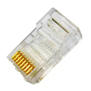 CableCreation Cat6 RJ45 biter, 100-PACK Cat6 konektörü, Ethernet kablosu sıkma konnektörleri UTP ağ fişi