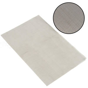 Filtre en treillis métallique tissé en acier inoxydable 12"x12" 200 mailles 75 microns pour tamisage à sec du miel d'abeille, services de découpe et de pliage de bulles - Product Image 1