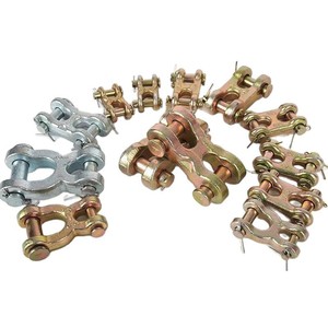 Conector de Cadena Tipo H Kai Ansheng de 6 mm, Acero Aleado Galvanizado Amarillo, Carga Máxima de 7.5 Toneladas, Accesorio para Remolque - Product Image 2
