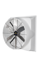 Ventilateur d'extraction électrique agricole à haut débit d'air, ventilateur mural pour serre et élevage porcin, fibre de verre haute résistance, IP55, roulement à billes, 48''