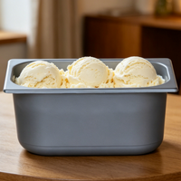 Boîte à crème glacée étanche en PP de qualité alimentaire pour usine laitière industrielle et logistique de la chaîne du froid
