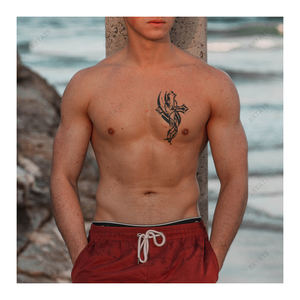 Bxtats personalizado impermeable semipermanente tatuaje temporal pegatinas buena suerte religión Cruz rezar diseño <span class=keywords><strong>para</strong></span> mujeres niñas cuerpo - Product Image 2