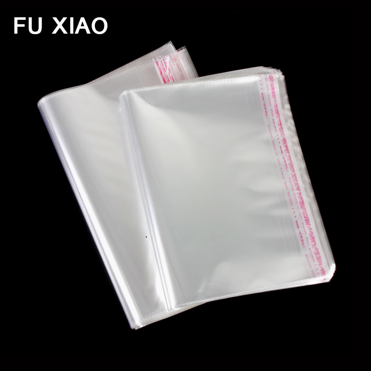 Factory Price Resealable Transparent Customized Packaging Clear Opp Plastic Bags With Self Adhesive Valve For Packing