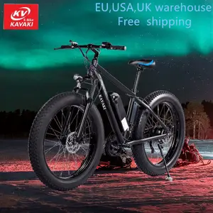 Aangepaste Beschikbaar Ebikes Voor Volwassenen Motor Elektrische 1000W Strand Sneeuw Berg Ebike Fabricage Fat Tire Elektrische Fiets