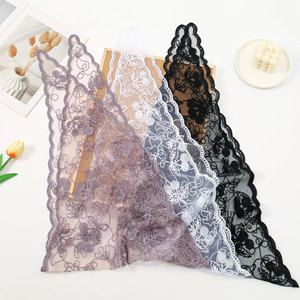 <span class=keywords><strong>Velo</strong></span> Triangular con Estampado de Cerezas, <span class=keywords><strong>Velo</strong></span> de Moda para Iglesia, Boda, Misa, Mantilla, <span class=keywords><strong>Velo</strong></span> Religioso Cristiano, Pañuelo para Cubrir la Cabeza en la Oración - Product Image 3
