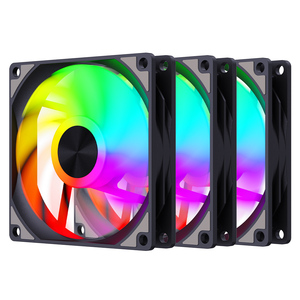 Snowman 120mm argb CPU Fan Hot Bán máy tính Màu Đen Quạt làm mát 1500rpm 4pin PWM im lặng thủy lực mang bao gồm nhựa - Product Image 2