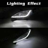 Luces de Circulación Diurna DRL Impermeables, Luz Delantera para Automóvil de 12V para Hyundai Elantra GT I30 2012 2013 2014 2015 2016