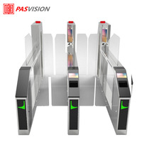 Torniquete de Paso Rápido AB con Reconocimiento Facial RFID para Control de Acceso en Estaciones