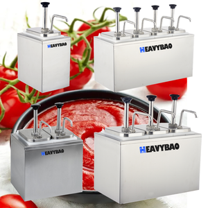 Dispensador de Salsas Heavybao para Comida Rápida, Kétchup, Aceite, Tomate y Soya - Nueva Bomba de Plástico para Pizza y Hamburguesas para Hoteles y Restaurantes - Product Image 2