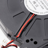 Ventilateur axial DC 12032 120x120x32mm 120mm à haut débit d'air, 2500 tr/min, roulement à billes, 12V 24V 48V pour le refroidissement des équipements