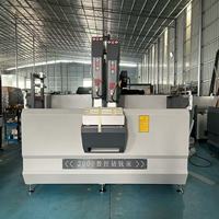 Máquina de Fresado y Perforación CNC de Alta Precisión Z-2000 con Servoaccionamiento para la Fabricación de Perfiles de Muros Cortina de Aleación de Aluminio