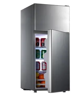 Réfrigérateur à double porte pour la maison, 20 l, glacière sans décongélation, avec économie en énergie