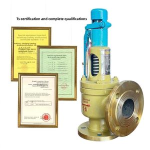 A48Y-16C/A48Y-16P สปริงยกแบบเต็มความปลอดภัย ชนิดสแตนเลส 304 พร้อมหน้าแปลน DN65 สำหรับท่อไอเสีย - Product Image 6