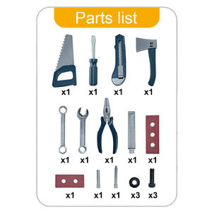 Coffret de jeu de réparation pour enfants, jouet éducatif en plastique interactif, kit d'outils de mécanicien pour les enfants d'âge préscolaire - Product Image 4