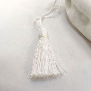 Pochette à cordon en velours blanc personnalisée, sac d'emballage de luxe écologique, sacs en velours pour bijoux - Product Image 4