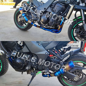 <span class=keywords><strong>Ligne</strong></span> complète pour Kawasaki <span class=keywords><strong>Z1000</strong></span> système d'échappement 2010-2021 Z1000SX Ninja 1000 embases de tuyau de descente en acier inoxydable lien mi tuyau - Product Image 6