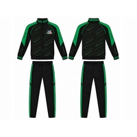 Survêtement de football pour homme avec blocs de couleur et fermeture éclair intégrale, veste et pantalon long pour l'entraînement quotidien en équipe et les commandes en gros