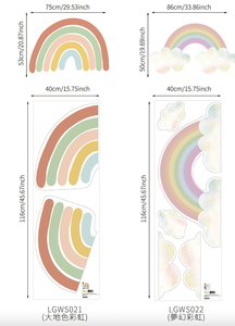 Vinilo Decorativo Removible Autoadhesivo Azul Nórdico Boho, Vinilo Decorativo Impermeable de PVC para el Hogar, Adhesivo de Pared para Niños, Habitación Infantil - Product Image 5