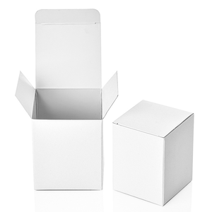 Cajas de Cartón Blanco Desechables Personalizables de Alta Calidad al por Mayor para Regalo - Product Image 1