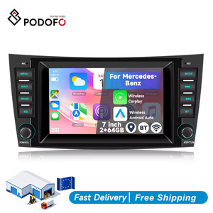 Podofo 7'' Android Car Radio for Mercedes-benz E-Class W211 CLS-Class W219 Para Auto 2+64 Wireless Carplay/Android Auto GPS/WIFI - Product Image 1